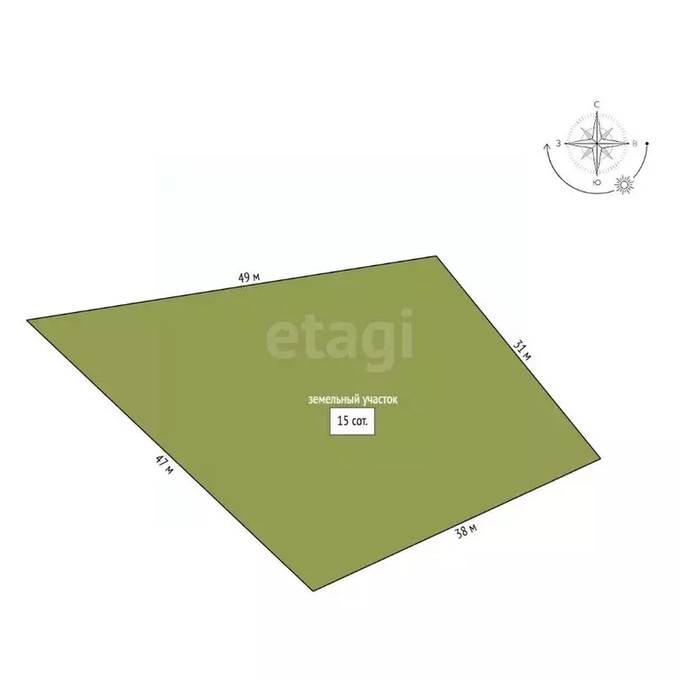 Участок в Амурская область, Благовещенск Левобережье тер.,  (15.0 ... - Фото 2