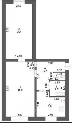 2-к кв. Иркутская область, Нижнеилимский район, Новоигирминское ... - Фото 2