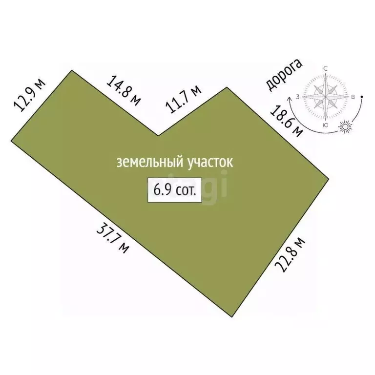 Участок в Марий Эл, Йошкар-Ола Мичуринец СНТ, 8-й кв-л,  (7.0 сот.) - Фото 1