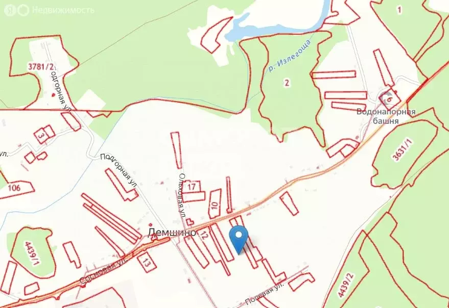 Участок в село Демшино, Сосновая улица, 35 (30 м) - Фото 2