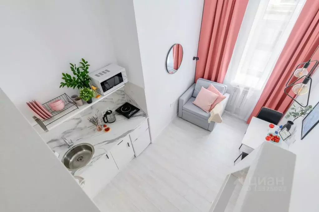 Студия Санкт-Петербург ул. Радищева, 42 (13.0 м) - Фото 1