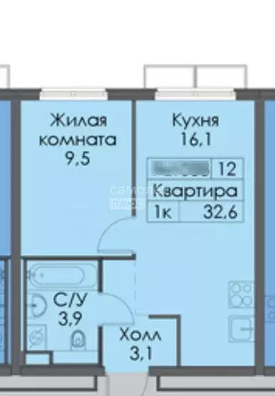 1-комнатная квартира: Москва, улица Добролюбова, 8к3 (32 м) - Фото 1