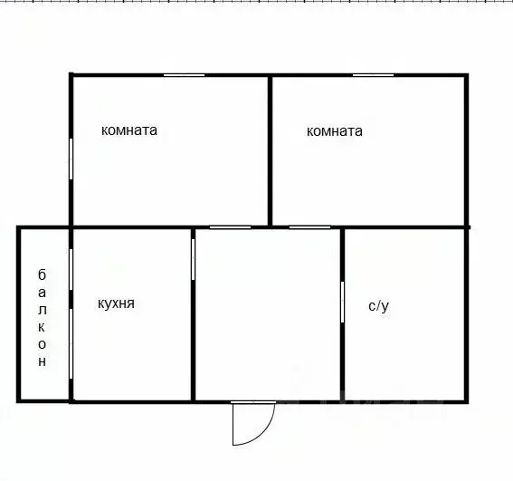 2-к кв. Приморский край, Уссурийск ул. Нахимова, 11с1 (59.9 м) - Фото 2