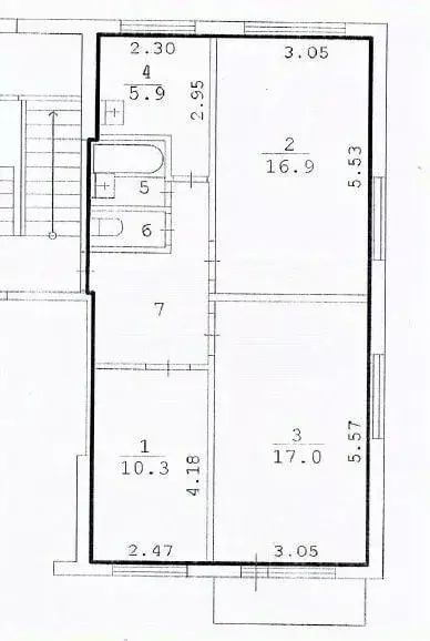 3-к кв. Пермский край, Пермь ул. Милиционера Власова, 29 (60.5 м) - Фото 1