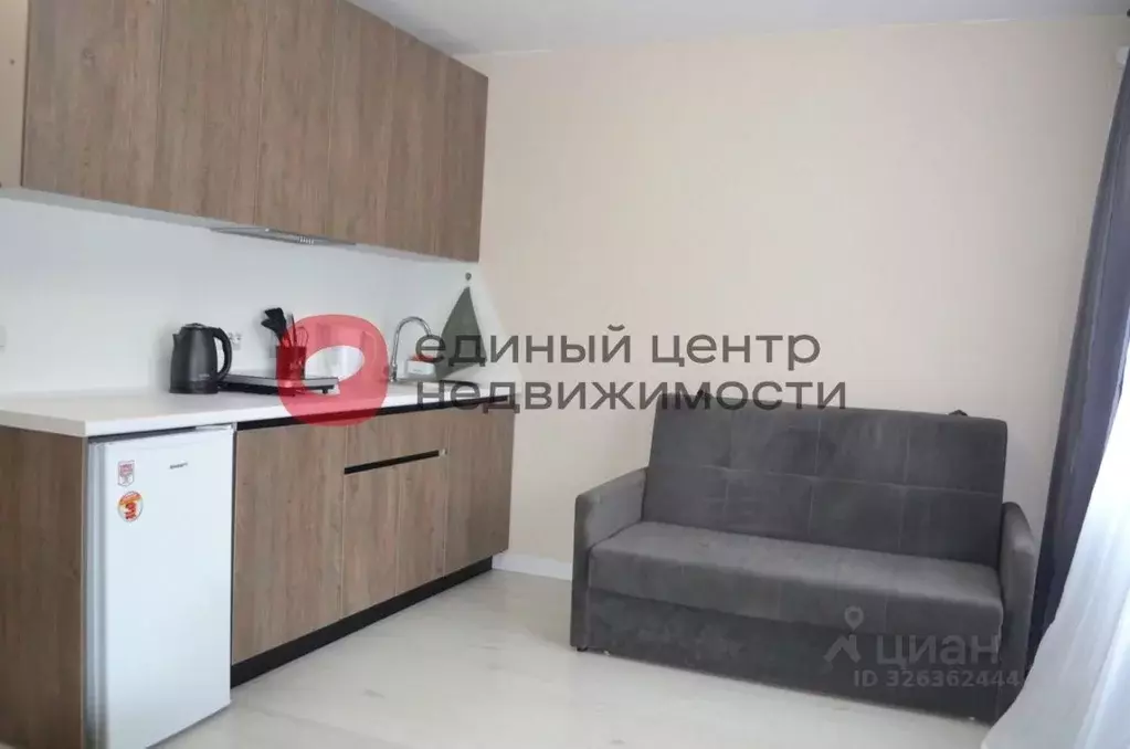 Студия Тюменская область, Тюмень ул. Мельникайте, 83к2 (20.4 м) - Фото 2