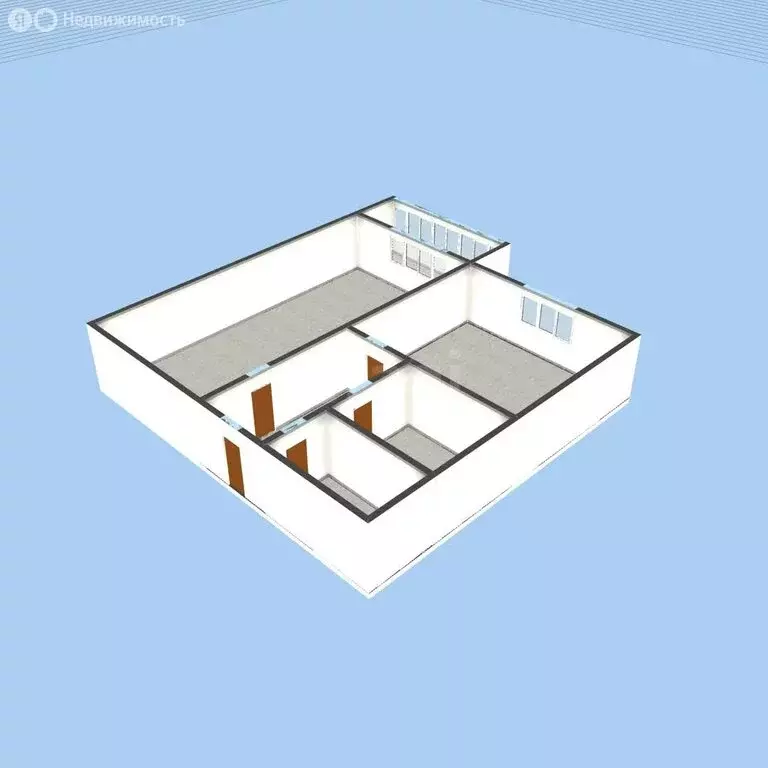 1-комнатная квартира: Губкин, Преображенская улица, 4к2 (33.8 м) - Фото 2