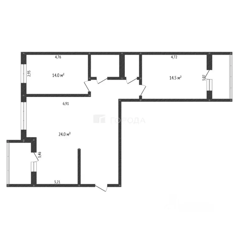 3-к кв. Томская область, Томск Алтайская ул., 46А (80.0 м) - Фото 0