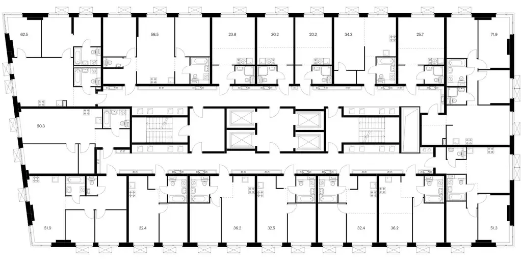 1-к кв. Москва Новое Очаково жилой комплекс, к1.3 (50.3 м) - Фото 1