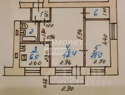 2-к кв. Ивановская область, Иваново ул. Окуловой, 62 (43.6 м) - Фото 2