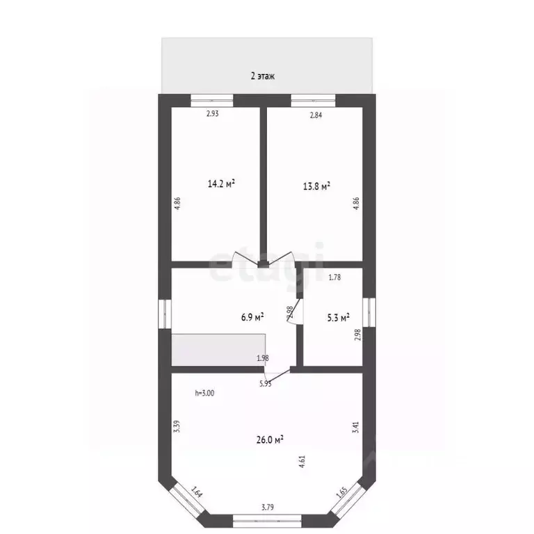 Дом в Краснодарский край, Краснодар ул. Имени 9-й Горнострелковой ... - Фото 2