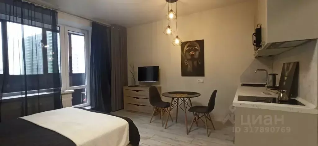 Студия Санкт-Петербург ул. Федора Котанова, 5к2 (28.0 м) - Фото 0