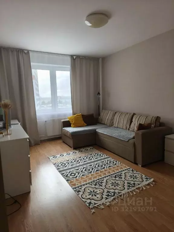 1-к кв. Санкт-Петербург пос. Парголово, Заречная ул., 19к1 (34.0 м) - Фото 1