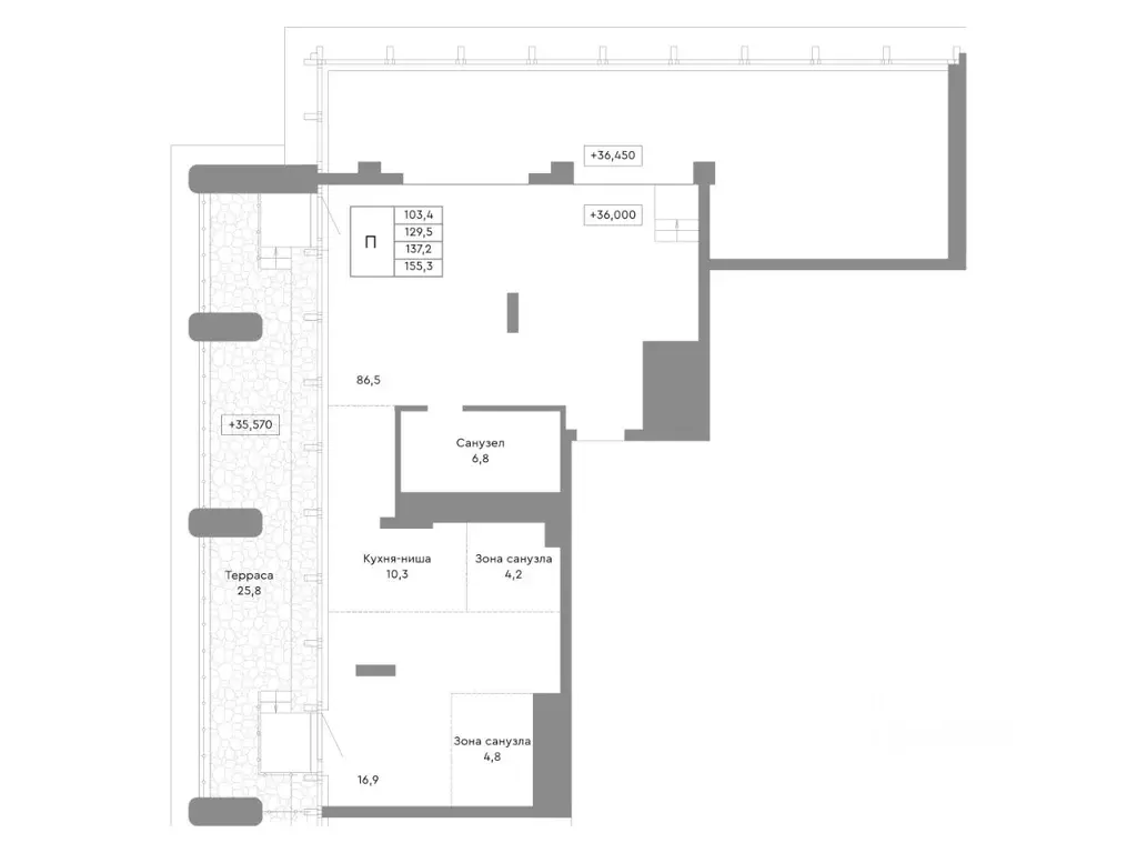 Свободной планировки кв. Челябинская область, Челябинск ул. ... - Фото 1