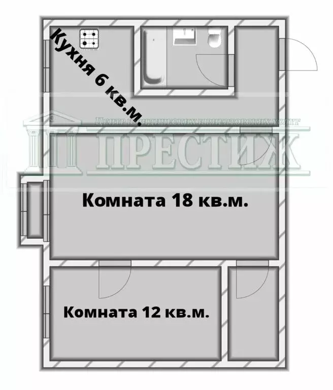 2-комнатная квартира: Шуя, улица Свердлова, 113 (44.5 м) - Фото 1