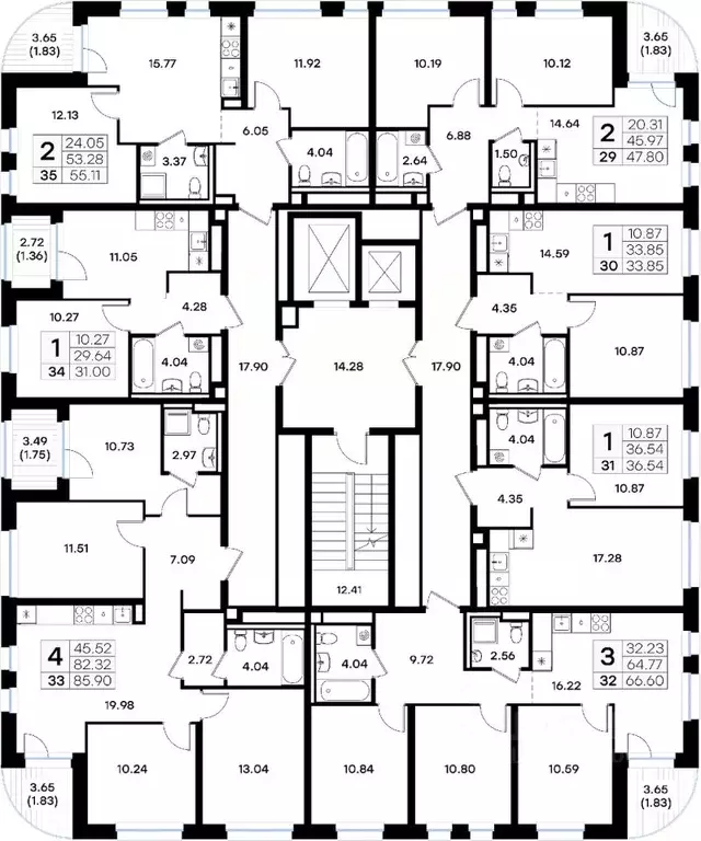 1-к кв. Татарстан, Казань 3-й кв-л, Салават Купере жилой комплекс ... - Фото 2