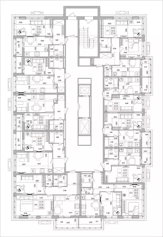 2-к кв. Белгородская область, Белгород Славянская ул. (38.27 м) - Фото 1