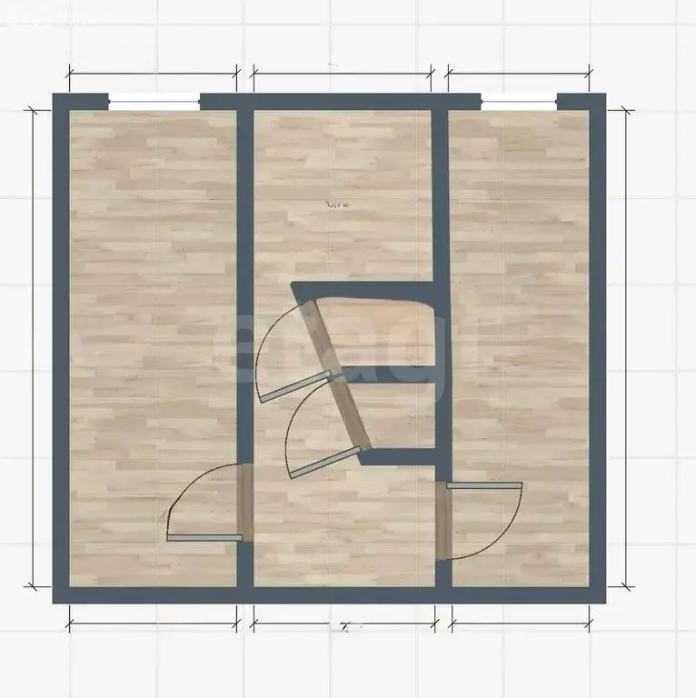 2-комнатная квартира: Пласт, улица Строителей, 5 (43.5 м) - Фото 1