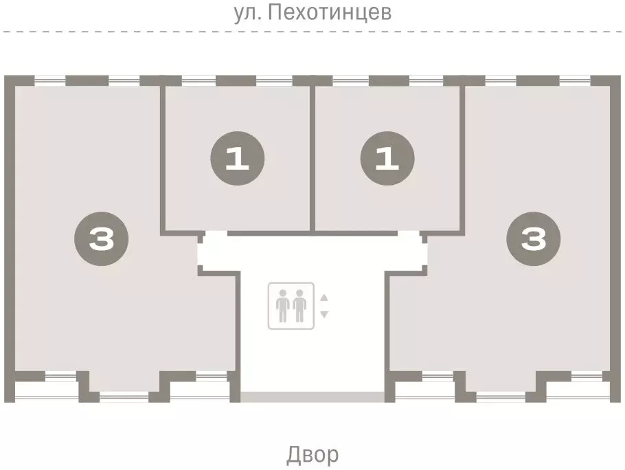 3-комнатная квартира: Екатеринбург, улица Пехотинцев, 2В (104.6 м) - Фото 1