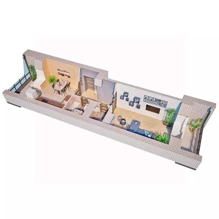 1-к кв. Амурская область, Благовещенск 187-й кв-л,  (45.1 м) - Фото 1