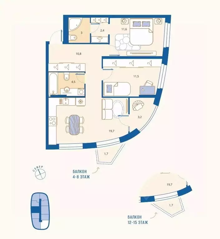 2-к кв. Пензенская область, Пенза Арбеково жилрайон, Дальнее Арбеково ... - Фото 0