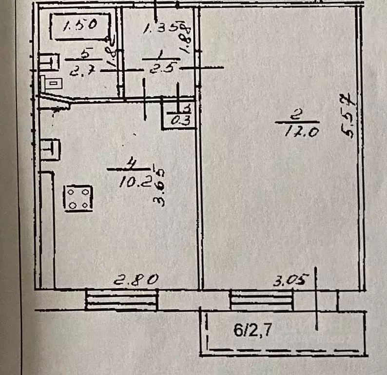 1-к кв. Башкортостан, Уфа ул. Менделеева, 177/2 (33.5 м) - Фото 0