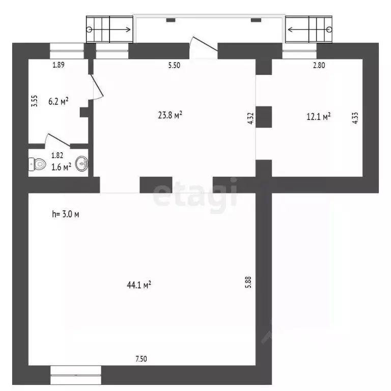 Помещение свободного назначения в Мордовия, Саранск Ботевградская ул., ... - Фото 0