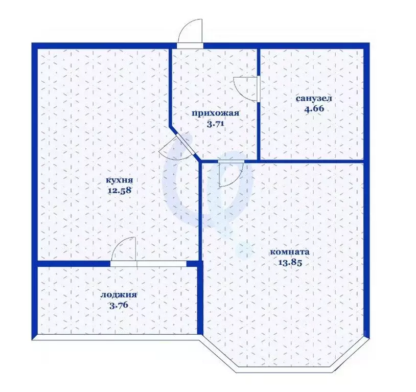 1-к кв. Краснодарский край, Краснодар ул. Красных Партизан (38.7 м) - Фото 2