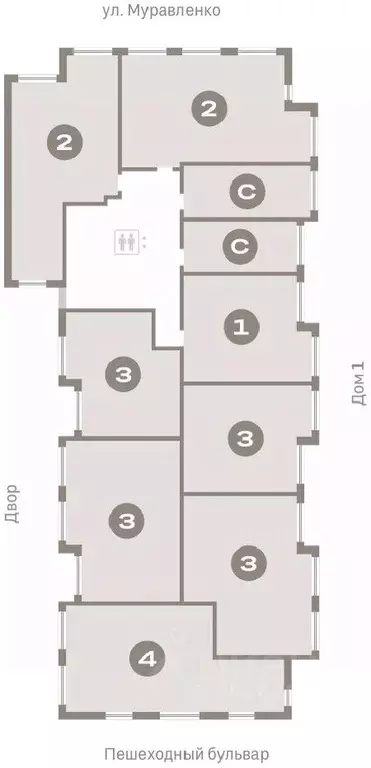 4-к кв. Тюменская область, Тюмень ул. Муравленко, 9к3 (165.41 м) - Фото 1