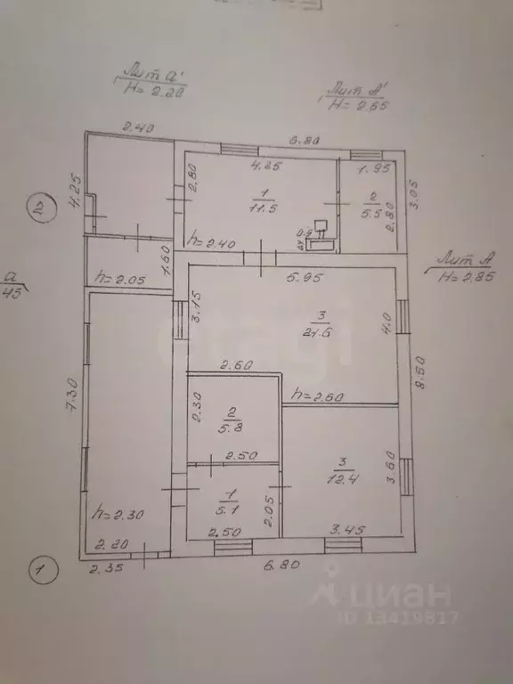 Дом в Брянская область, Брянск просп. Ленина (62 м) - Фото 1