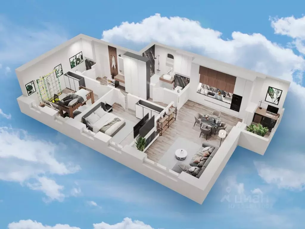 3-к кв. Ростовская область, Неклиновский район, с. Новобессергеневка, ... - Фото 1