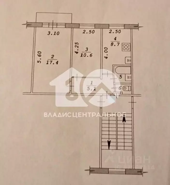 2-к кв. Новосибирская область, Новосибирск Академгородок мкр, ул. ... - Фото 1
