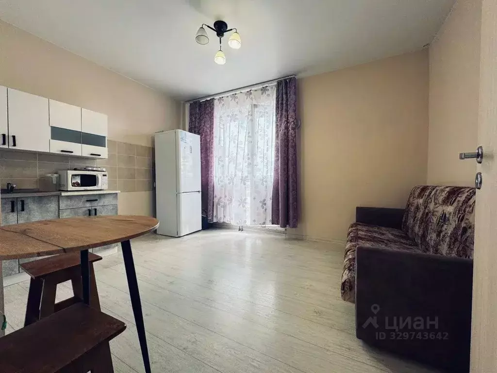 Студия Новосибирская область, Новосибирск Закаменский мкр, 12 (21.2 м) - Фото 1