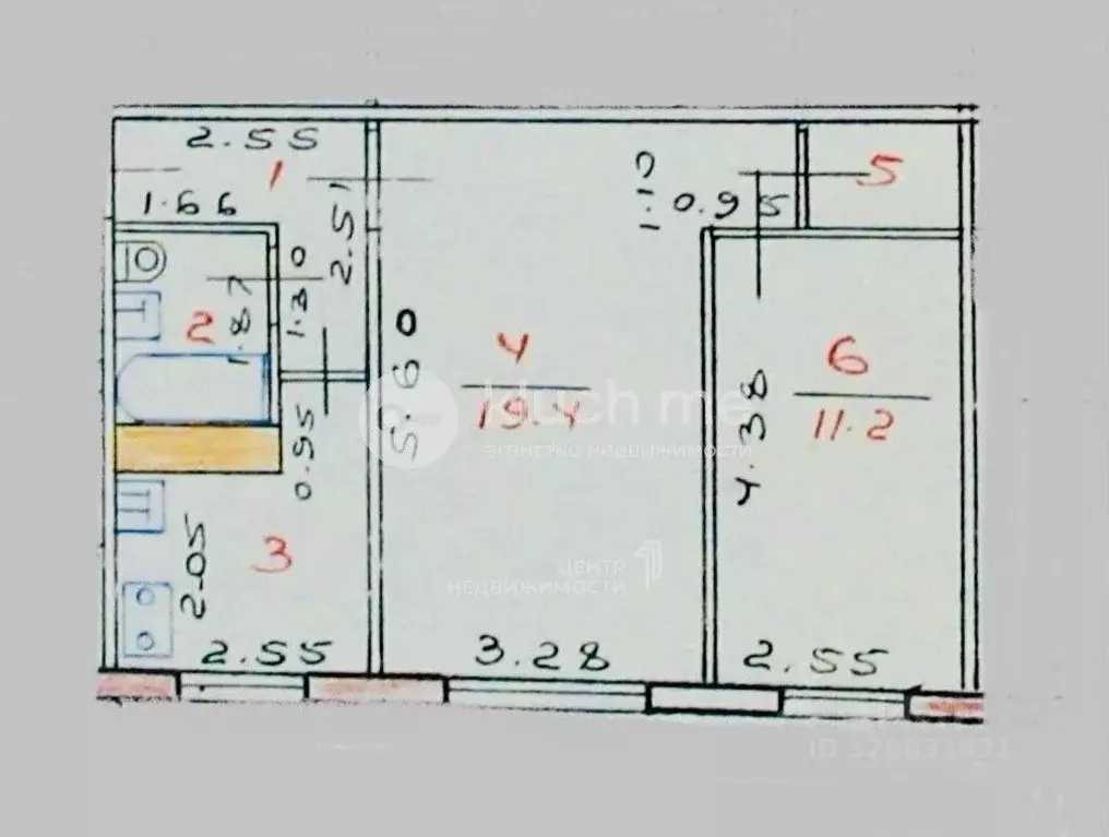 2-к кв. Татарстан, Казань просп. Ибрагимова, 47 (45.6 м) - Фото 1