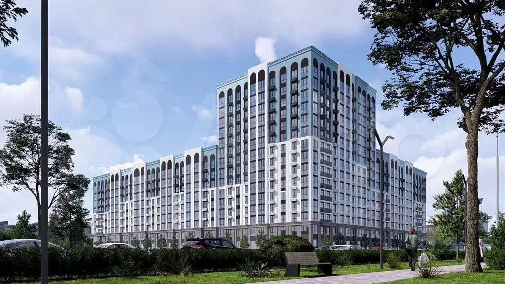 3-к. квартира, 76,6 м, 4/14 эт. - Фото 1