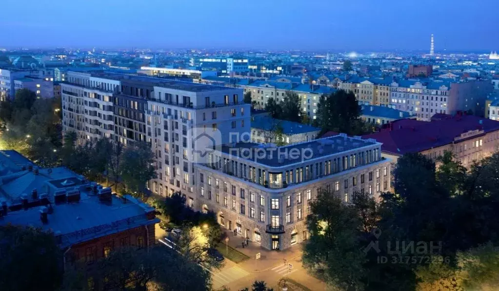 2-к кв. Санкт-Петербург 20-я Васильевского острова линия, 19 (95.64 м) - Фото 0