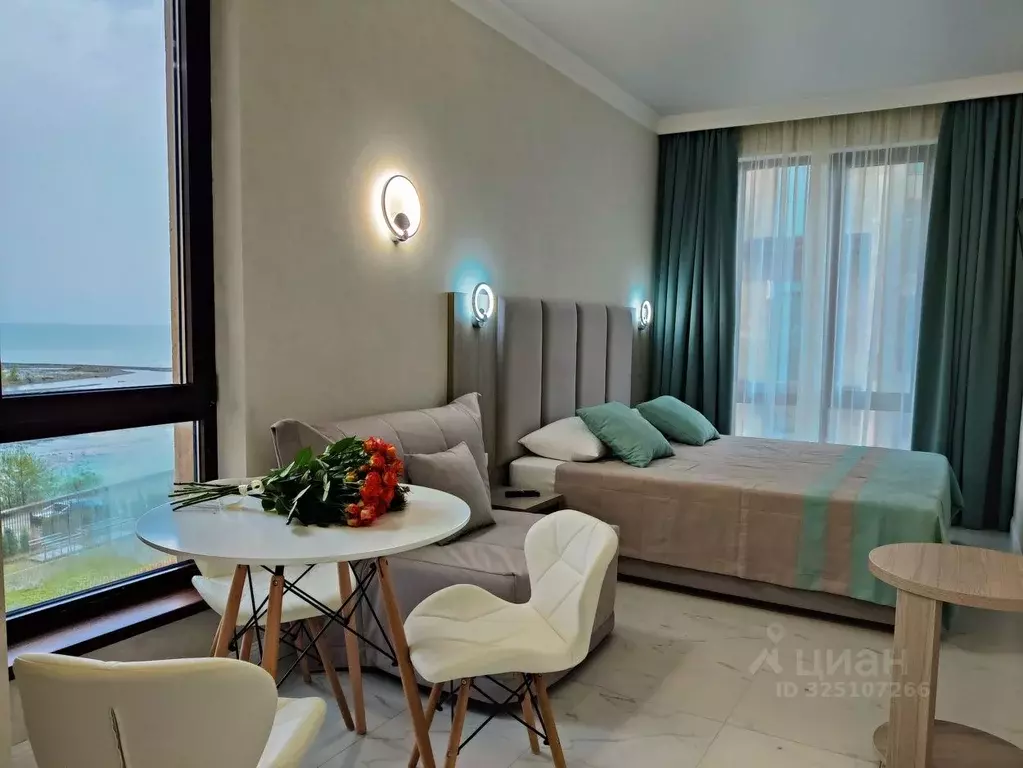 1-к кв. Краснодарский край, Сочи Лазаревское жилрайон, ул. Речная, 2Ж ... - Фото 1