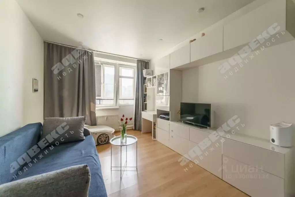 Студия Санкт-Петербург ул. Орджоникидзе, 52 (26.6 м) - Фото 1