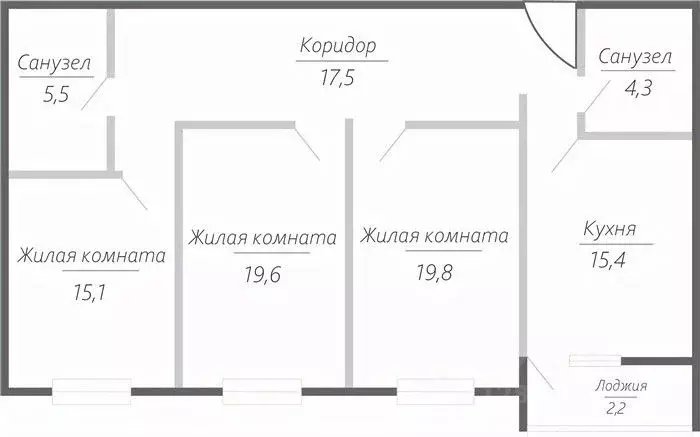 3-к кв. Самарская область, Тольятти ул. Фрунзе, 2В (99.4 м) - Фото 0