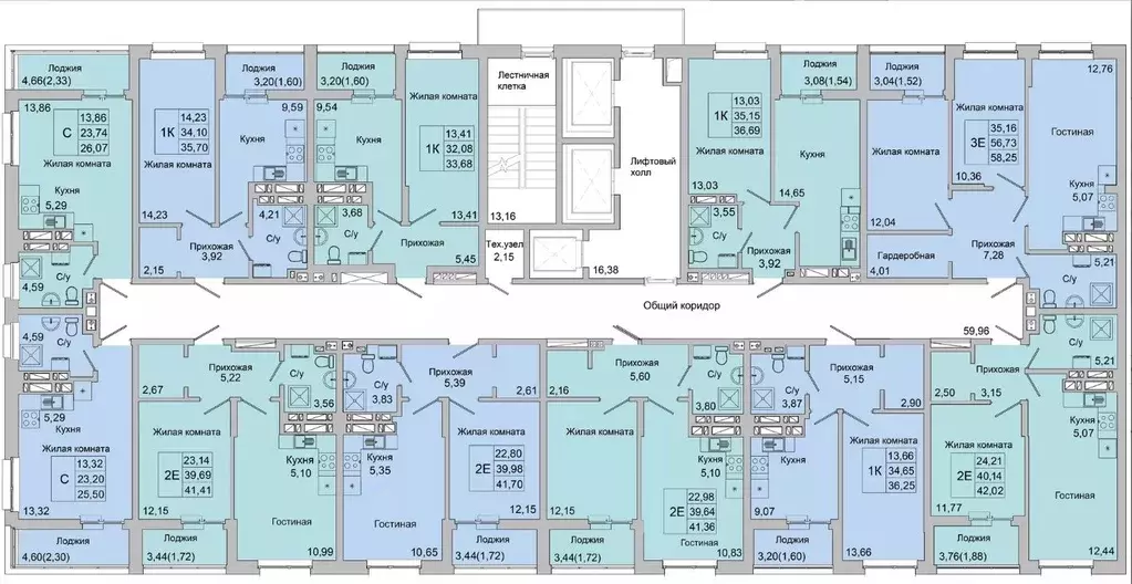 2-к кв. Ростовская область, Батайск ул. Булгакова, 11 (41.36 м) - Фото 2