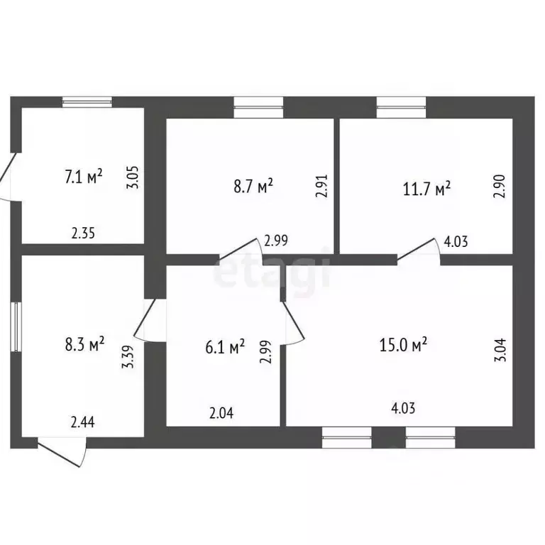 Дом в Крым, Черноморский район, Далековское с/пос, с. Зоряное ул. ... - Фото 2
