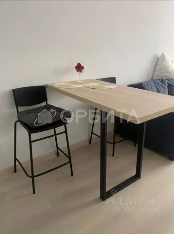 Студия Тюменская область, Тюмень ул. Алматинская, 6 (26.4 м) - Фото 2