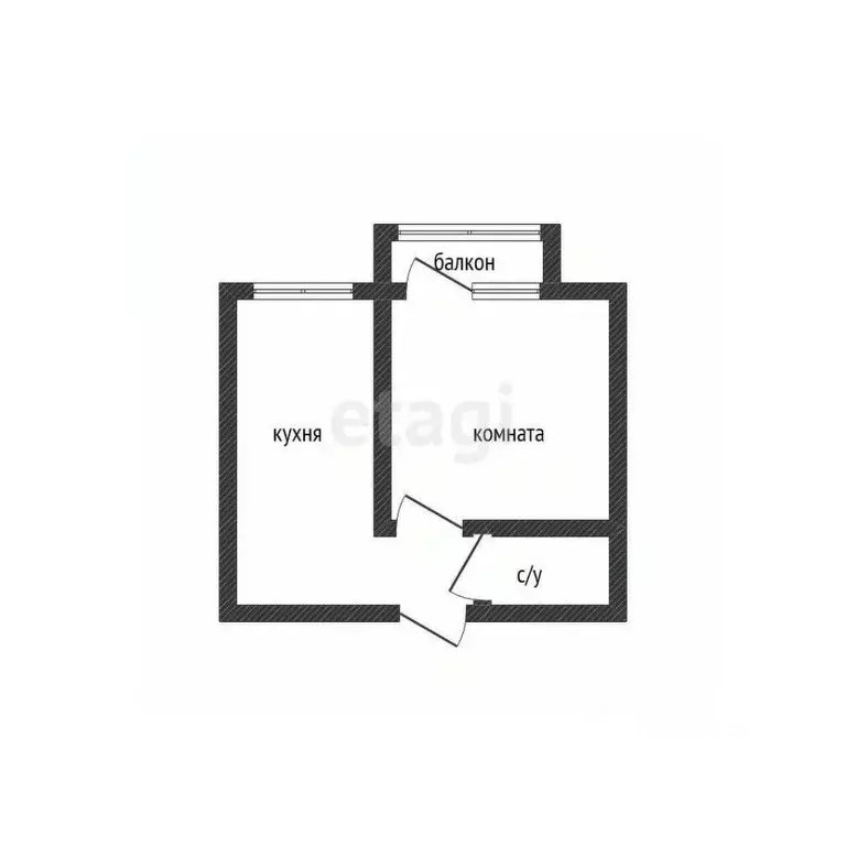 1-к кв. Краснодарский край, Горячий Ключ ул. Ленина, 252 (36.1 м) - Фото 1