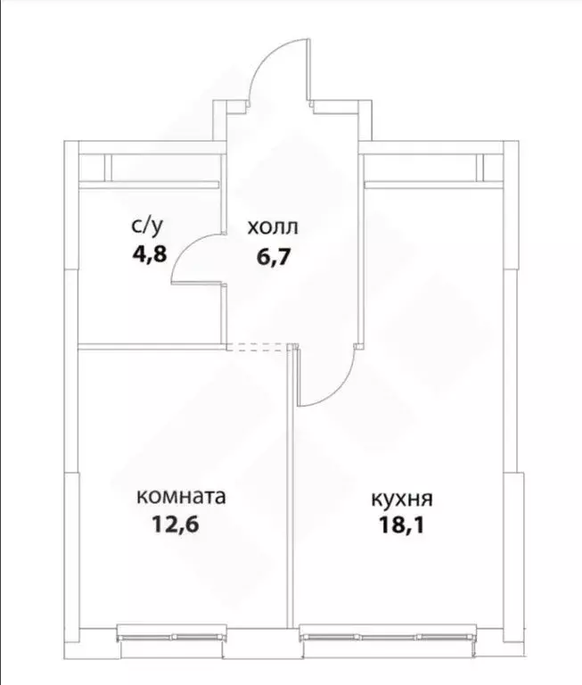 1-комнатная квартира: Москва, Шелепихинская набережная, 34к5 (42 м) - Фото 0