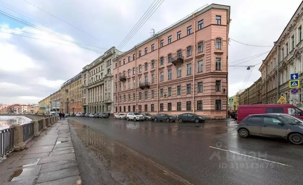 2-к кв. Санкт-Петербург наб. Реки Фонтанки, 58 (50.0 м) - Фото 1