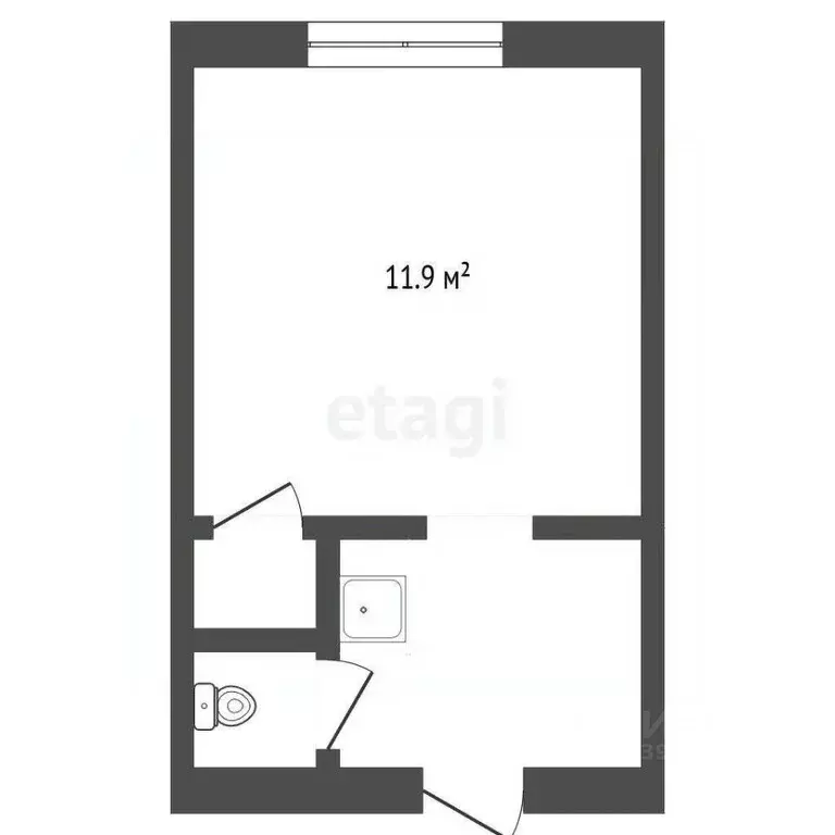 Студия Тюменская область, Тюменский муниципальный округ, пос. ... - Фото 1