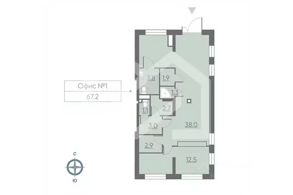 Помещение свободного назначения в Москва Производственная ул., 19к1 ... - Фото 2