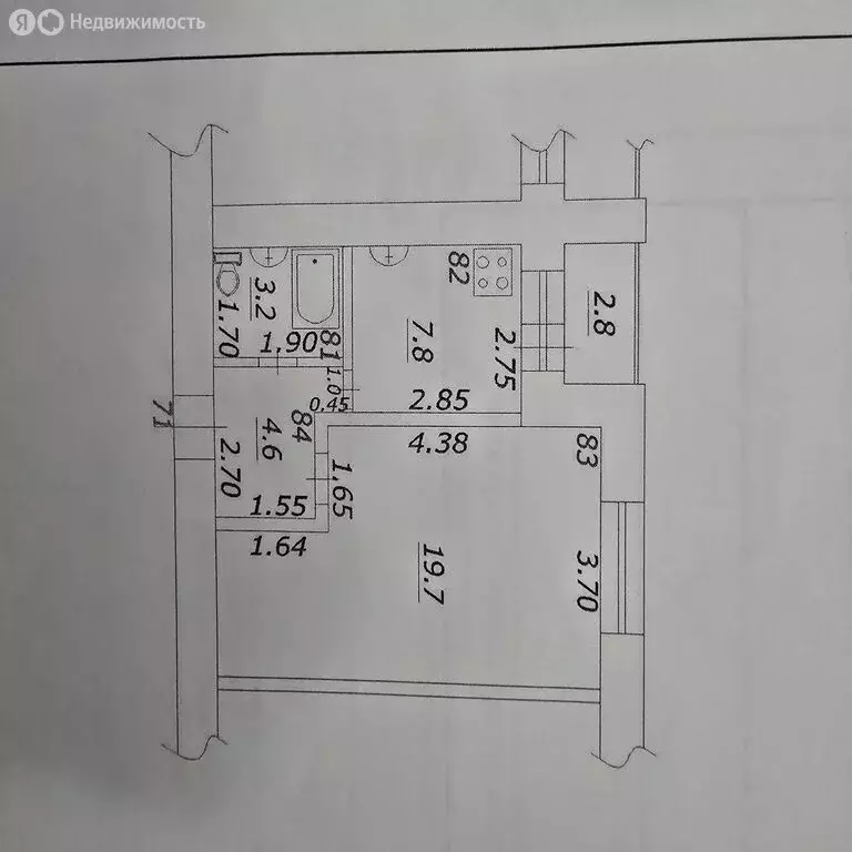 1-комнатная квартира: Самара, улица Ерошевского, 15 (35.3 м) - Фото 1