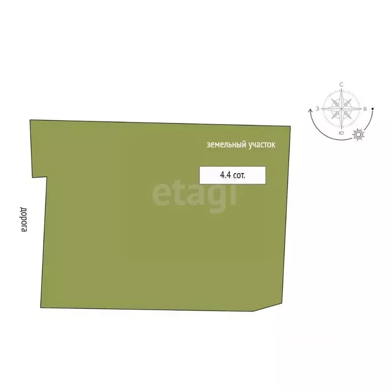 Участок в Оренбургская область, Оренбург ул. 67-я Линия, 54 (4.4 сот.) - Фото 2