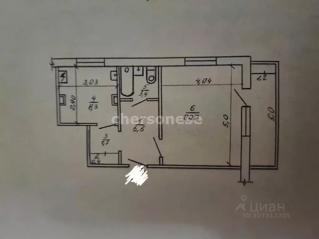 1-к кв. Севастополь ул. Баумана, 6 (40.0 м) - Фото 1