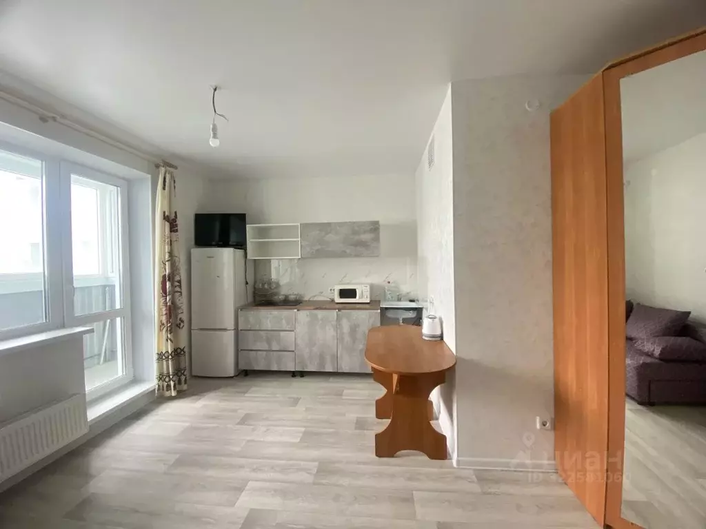 Студия Пермский край, Пермь ул. Гашкова, 56к1 (23.5 м) - Фото 2